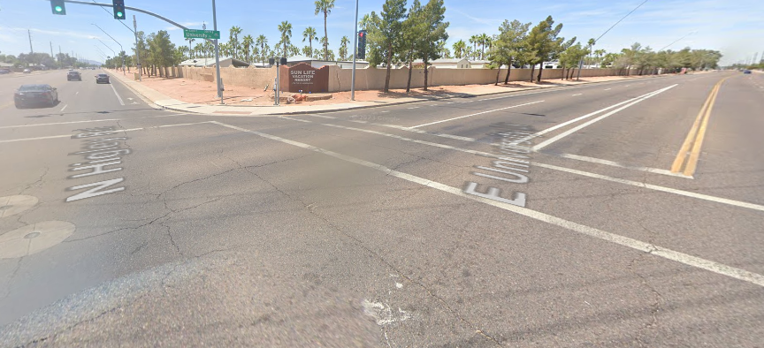 Mesa Pedestrian Crash