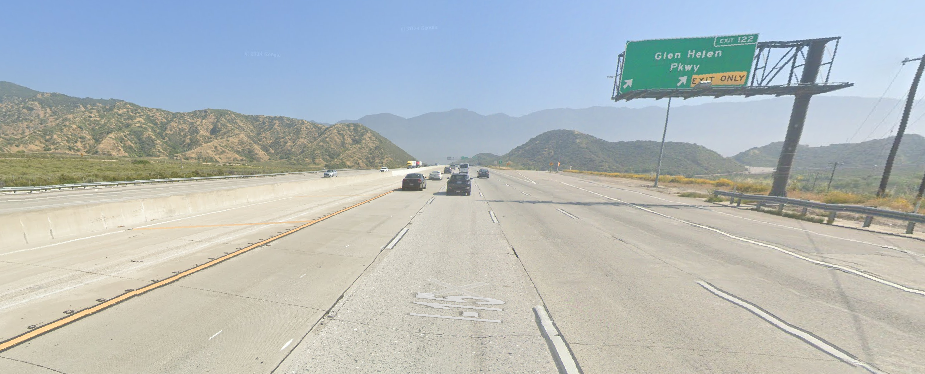 Devore Heights Motorcycle Accident