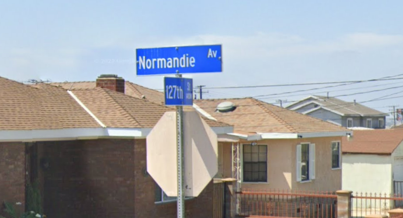 West Manchester Avenue and Normandie Avenue