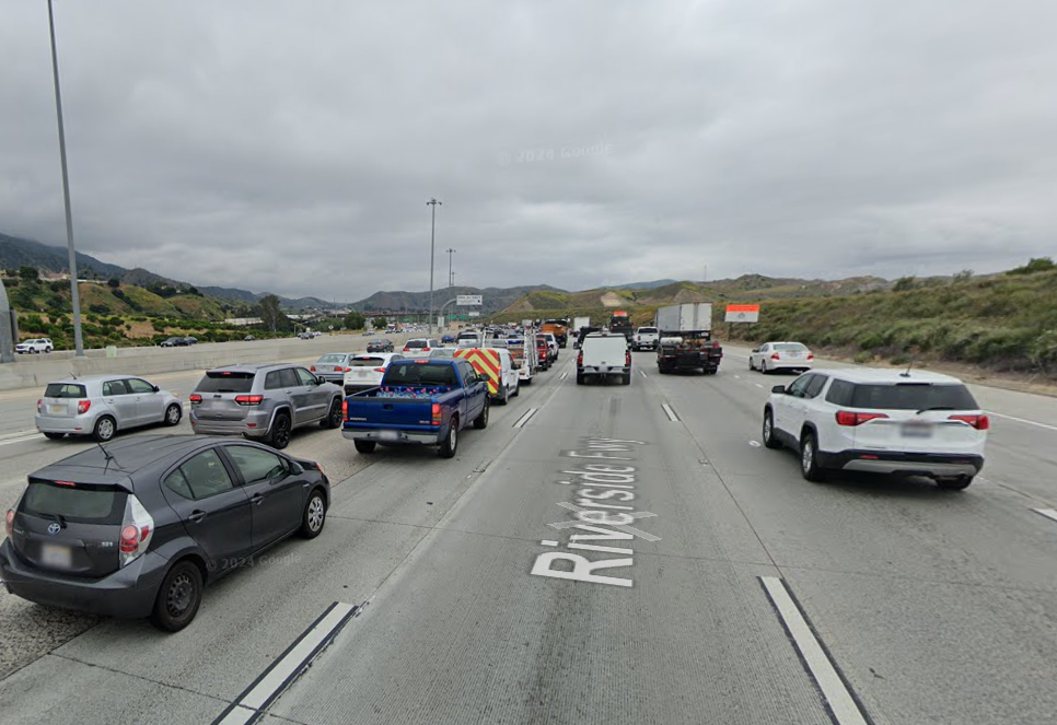 Riverside Car Crash