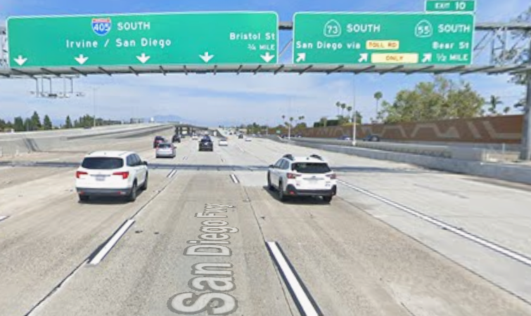 Fiery Costa Mesa Motorcycle Accident