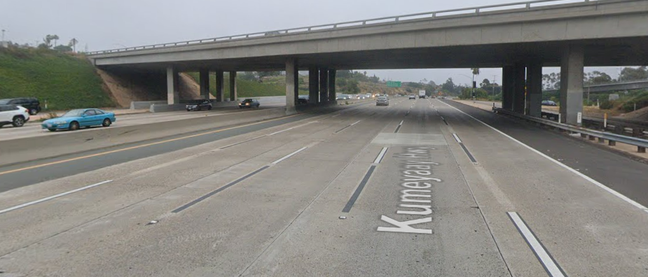 San Diego 4-Car Crash 